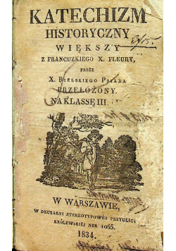Katechizm Historyczny 1834 r.