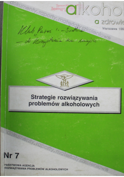 Strategie rozwiązywania problemów alkoholowych