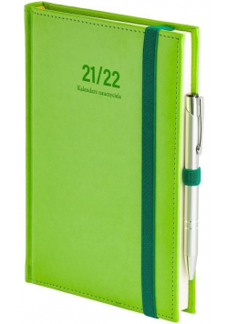 Kalendarz nauczyciela B6 2021/2022 dzienny seledyn