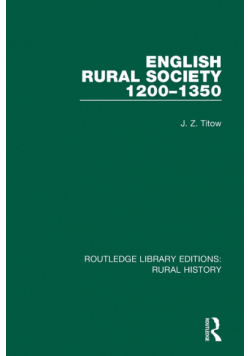 English Rural Society, 1200-1350