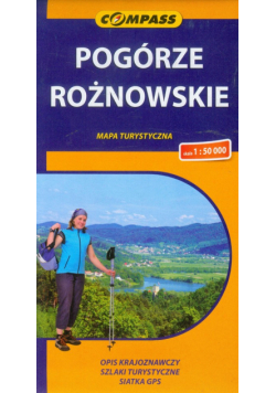Pogórze Rożnowskie mapa turystyczna
