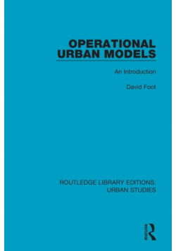 Operational Urban Models