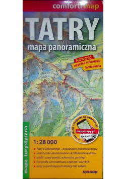 Tatry Mapa panoramiczna laminowana 1 : 28 000