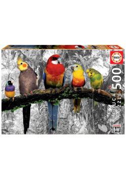 Puzzle 500 Ptaki w dżungli G3