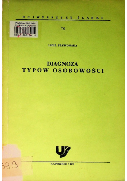 Diagnoza typów osobowości Zeszyt 76