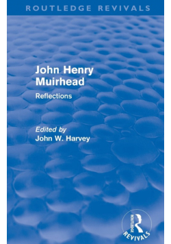 John Henry Muirhead (Routledge Revivals)