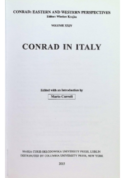 Conrad in Italy