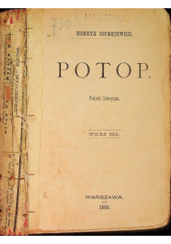 Potop Tom III, 1886 r.