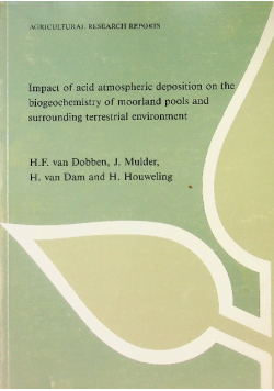 Impact of acid atmospheric deposition on the biogeochemistry of moorland pools and surrounding terrestrial environment.