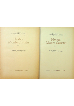 Hrabia Monte Christo Tom 1 i 2