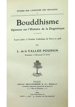 Bouddhisme 1909 r.