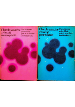 Choroby zakaźne zwierząt domowych 2 Tomy