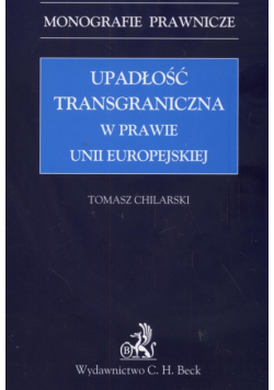 Upadłość transgraniczna w prawie Unii Europejskiej