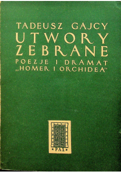 Gajcy Utwory zebrane