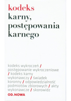 Kodeks karny postępowania karnego