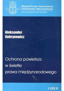 Ochrona powietrza w świetle prawa międzynarodowego
