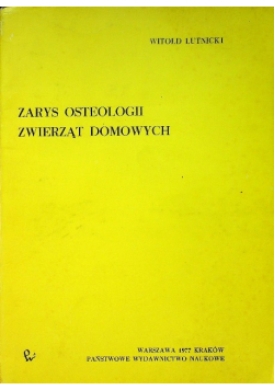 Zarys osteologii zwierząt domowych