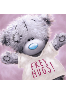 Kartka okolicznościowa Free Hugs 152x152