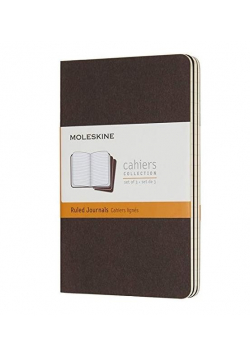 Zestaw 3 zeszytów Cahier Journals 9x14 linia