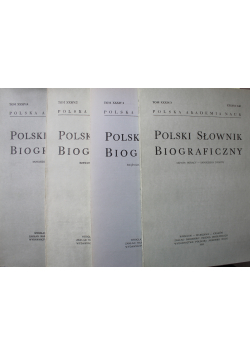 Polski słownik biograficzny tom XXXIV 4 tomy