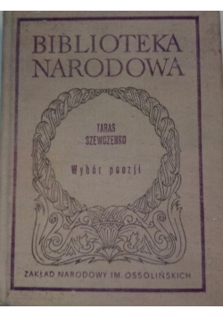 Taras Szewczenko Wybór poezji