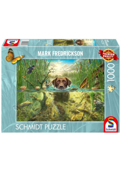 Puzzle 1000 PQ Mark Fredrickson Psia kąpiel 113360