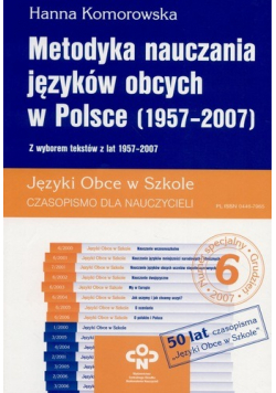 Metodyka nauczania języków obcych w Polsce 1957 do 2007