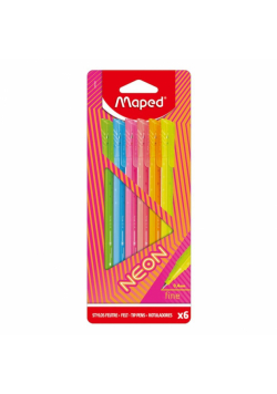 Cienkopis Graph Peps neon 6 kolorów MAPED