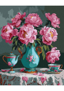 Malowanie po numerach - Delikatne kolory 40x50cm