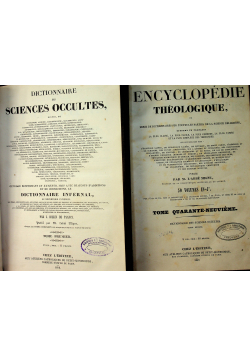 Encyclopedie Theologique 2 tomy ok 1948 r