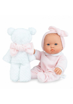 Lalka hiszpańska Betty Teddy Blanket 28cm