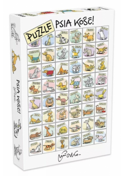 Puzzle 1000 Psia kość!