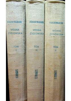 Wojna Żydowska tom od I do III
