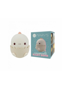 Lampka nocna LED baby dino różowy