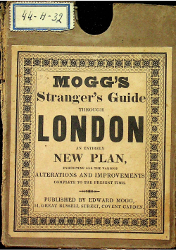 Moggs Strangers Guide Through London an Entirely New Plan