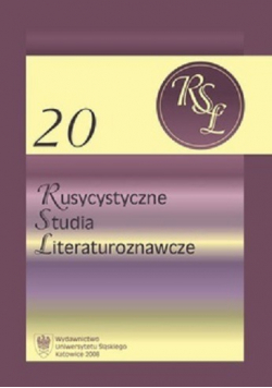 Rusycystyczne Studia Literaturoznawcze 20