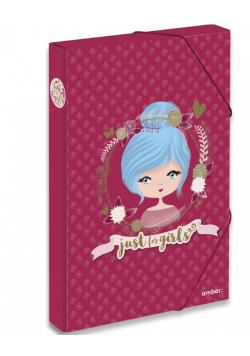 Teczka Box A4 na gumkę Just 4 Girls AM19045