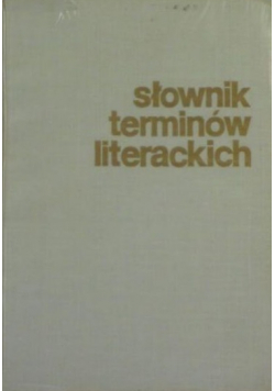 Słownik terminów literackich