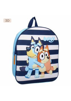 Plecak przedszkolny 3D Bluey blue