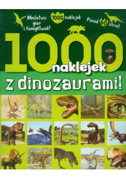1000 naklejek z dinozaurami