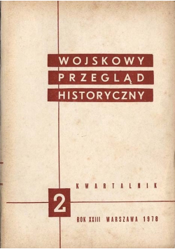 Wojskowy przegląd historyczny nr 2