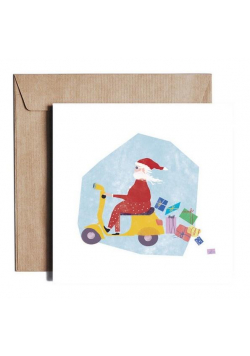 Karnet kw Santa on Vespa ES11