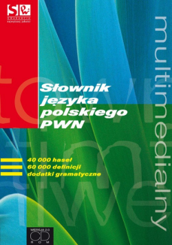 Multimedialny słownik języka polskiego PWN, CD-ROM