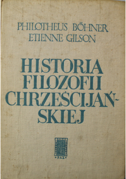 Historia filozofii chrześcijańskiej