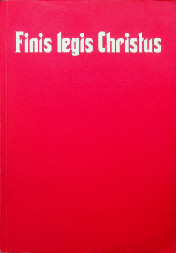 Fenis legis Christus tom 1