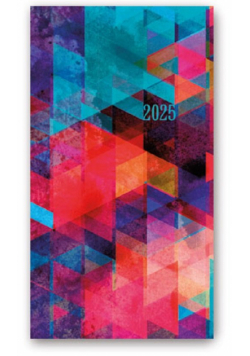Kalendarz 2025 A6 tyg soft GRAFIKA