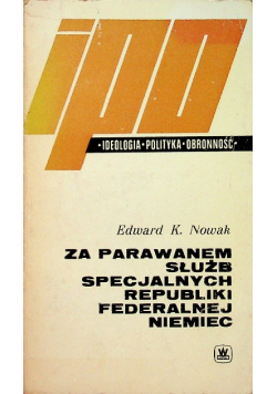 Za parawanem służb specjalnych Republiki Federalnej Niemiec