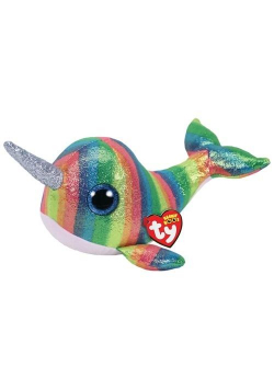 Beanie Boos Nori - Wielokolorowy Narwal 24cm