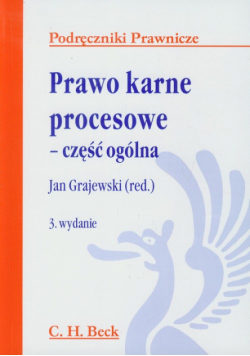 Prawo karne procesowe : Część ogólna