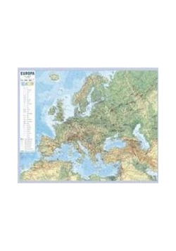 Plansza edukacyjna - Mapa Europy 1:10 000 000